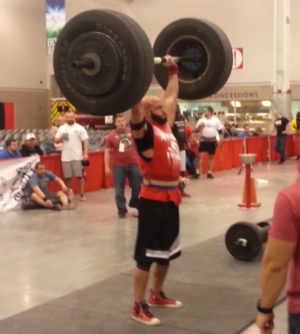 Kyle Jones, Strongman, Tire Overhead Press, Strongman Competition, Overhead Press, Powerlifting, Beast of Chicago
