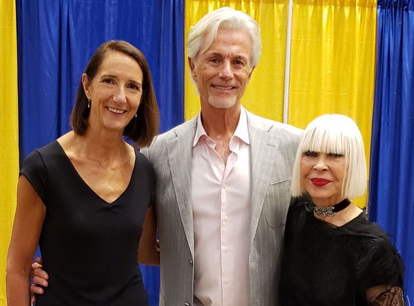 Rowena Gates, Jim Strole, and Bernadeane Brown pose for a picture together at the RAADfest life extension conference