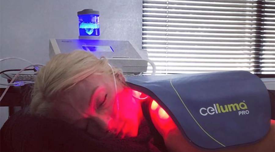 Speeding bodybuilding recovery for IFBB competition with NanoVi and Celluma